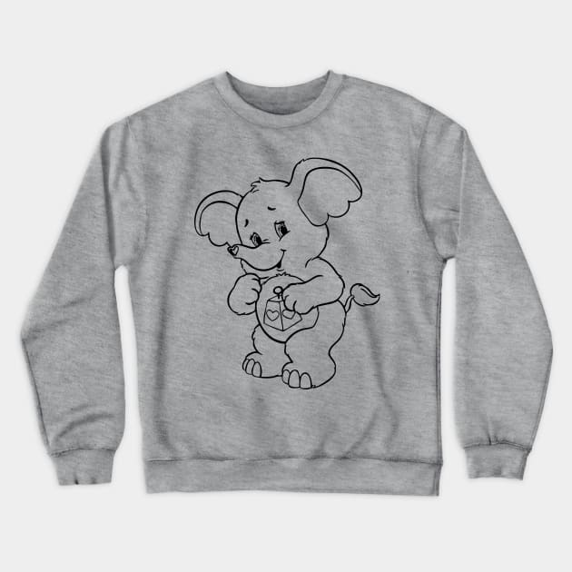 care bears elephants Crewneck Sweatshirt by SDWTSpodcast